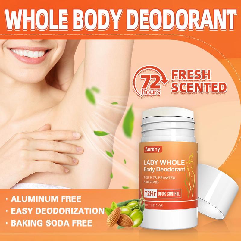 Underarm Body Deodorant Lotion, Long-lasting Freshness & Odor Control Body Cream, Hydrating & Soothing Formula Body Care Product for Women