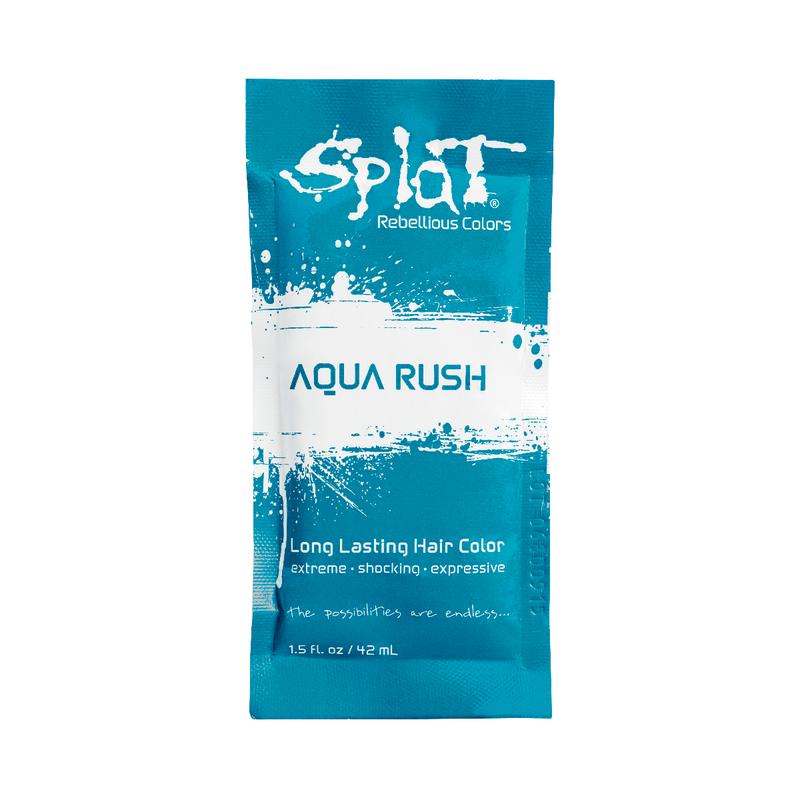 Singles Aqua Blue: Blue Semi-Permanent Liquid Hair Dye