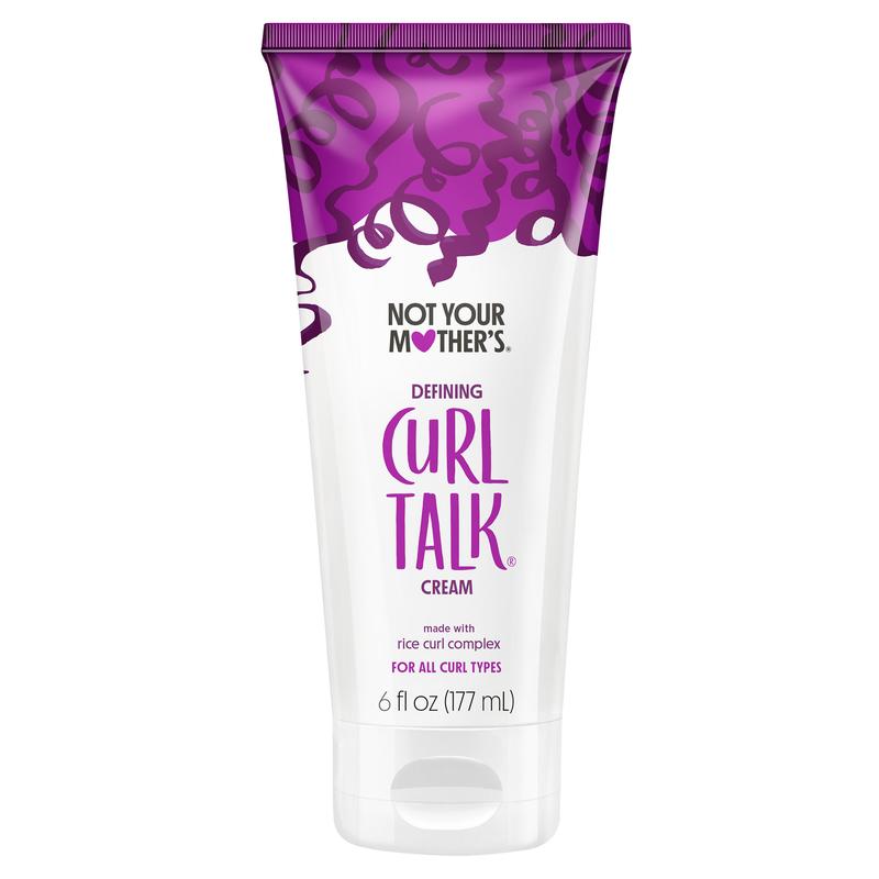 Not Your Mother's Curl Talk Defining Curl Cream, 6 fl oz - Frizz Control Sculpting Gel for All Hair Types - Haircare Fragrance Hair Cream