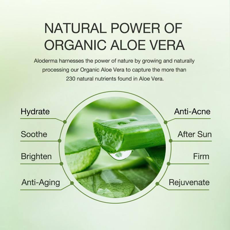 ALODERMA Aloe Brightening Face Toner - Made with 88% Organic Aloe Vera Juice, Hyaluronic Acid & Niacinamide for Bright, Glowing Skin, 4.2oz