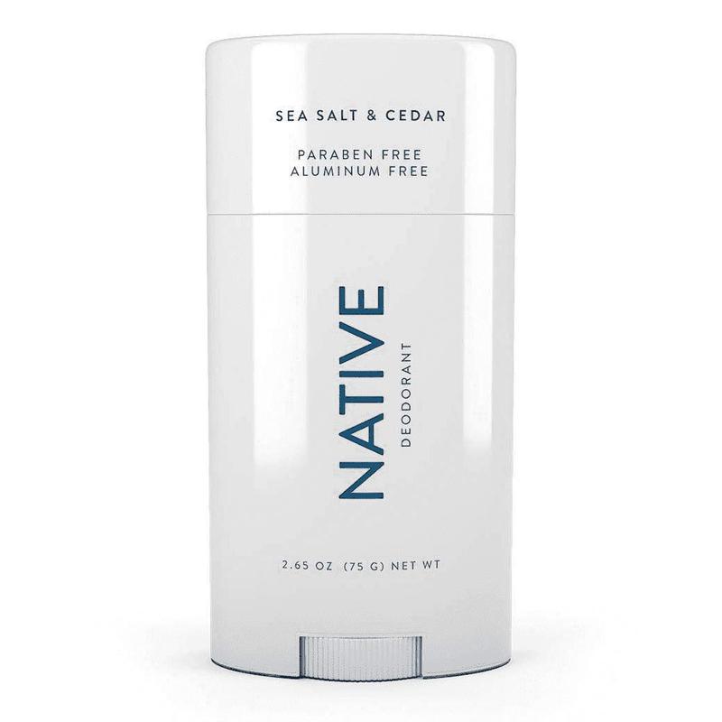 Native Deodorant | Natural Deodorant for Men, Aluminum Free with Baking Soda, Probiotics, Coconut Oil and Shea Butter | Sea Salt & Cedar Body Care Fragrances