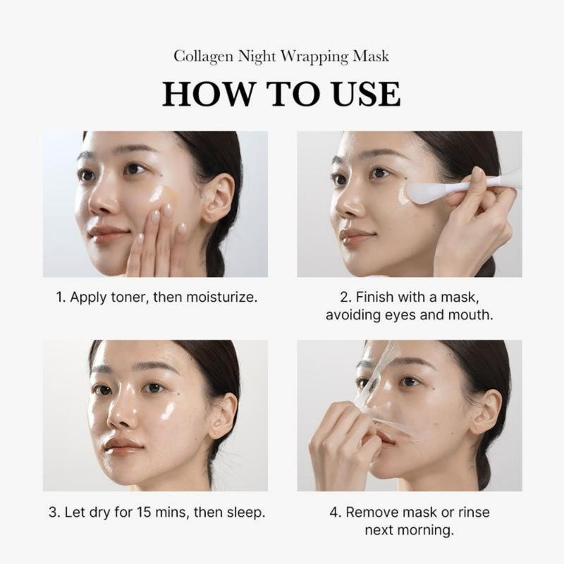 CollagenNight Wrapping Mask 75ml - OvernightElasticity Booster for Skin Repair andFirmness Skincare Comfort