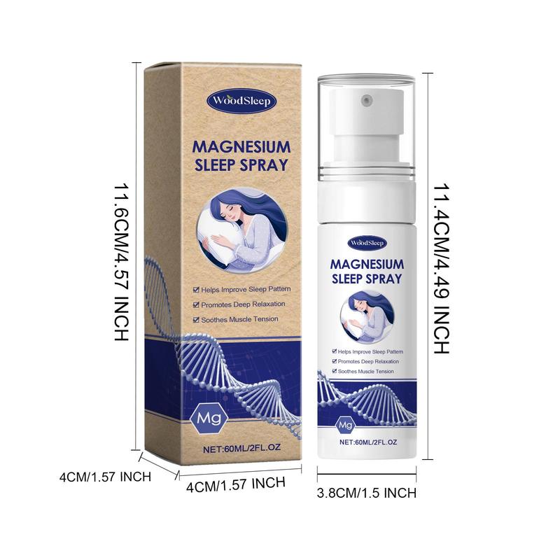 Magnesium Oil Spray, Sleep Aid Spray, Stress Anxiety Relief Spray, Personal Care Product for Women & Men Daily Use, Body Care Product