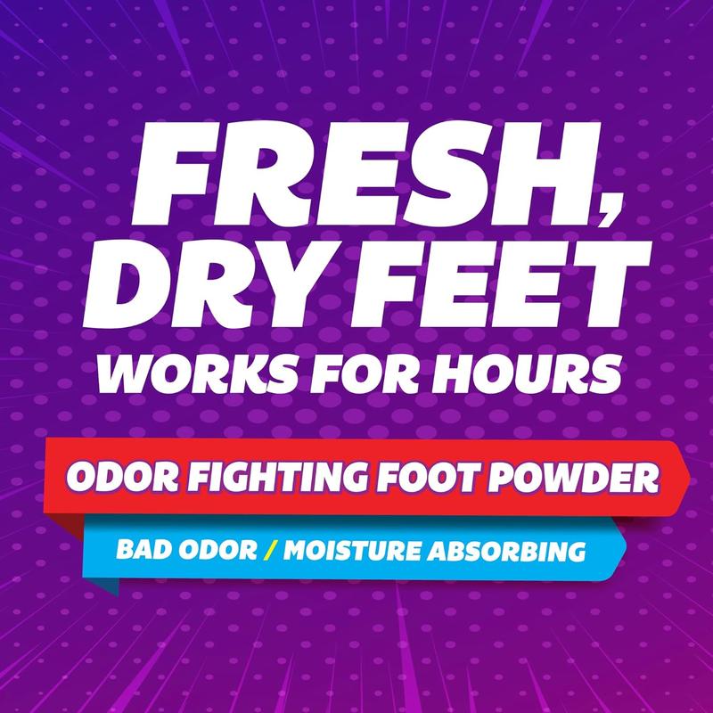 SILKA Odor Fighting Foot Powder & Shoe Deodorizer with Corn Starch Powder, Talc & Cooling Beads - 6 Oz - Footwear, Comfort