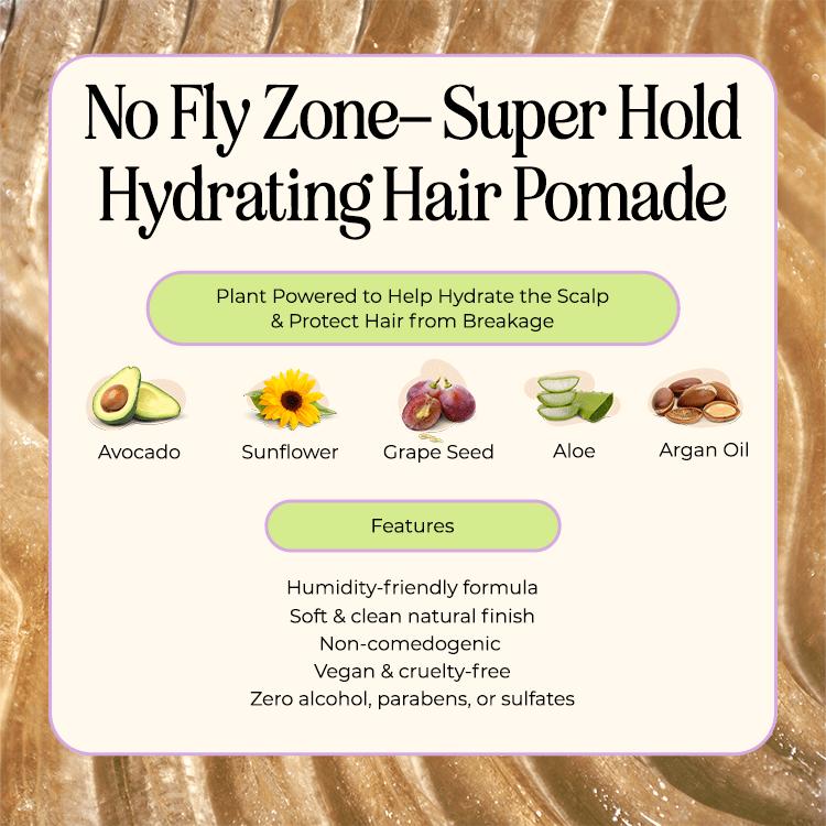 No Fly Zone– Super Hold Hydrating Hair Pomade