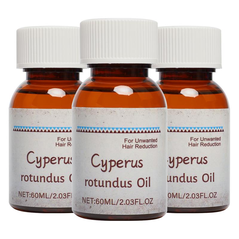 60ml Cyperus Rotundus Oil - The Exquisite Natural Solution for Optimal Hair Removal! A Vigorous Inhibitor of Hair Growth.