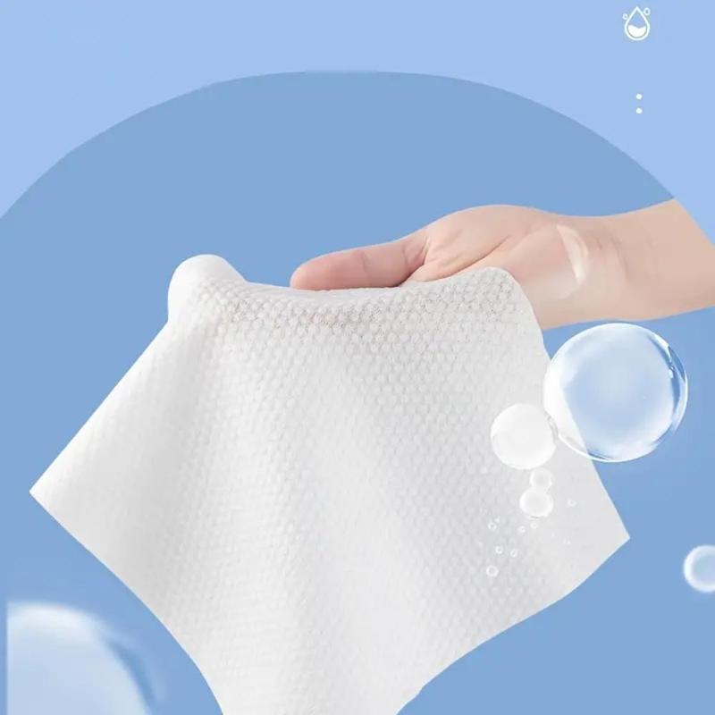 Disposable Face Towel, 50pcs pack Soft Comfortable Facial Towel, Facial Cleansing Towel, Skin Care Towel for Sensitive Skin