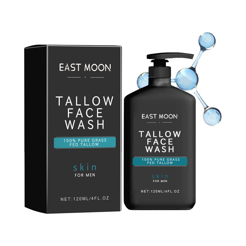 East Moon Men's Daily Facial Cleanser Deeply Cleans, Tightens Skin Pores, Moisturizes And Brightens