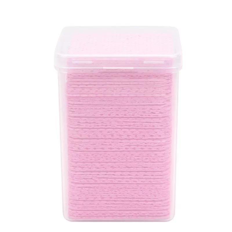 Lint Free Nail Wipes, Non-woven Fabric Nail Cleaning Pads, Makeup Tools For Women, Christmas Gift