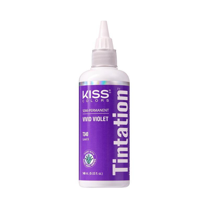 KISS Colors & Care Tintation Semi-Permanent Color - Vivid Violet