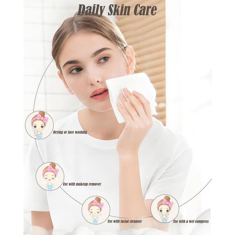 Disposable Face Towel, 50pcs box Portable Soft Facial Cleansing Towel, Facial Skin Care Towel for Home & Travel