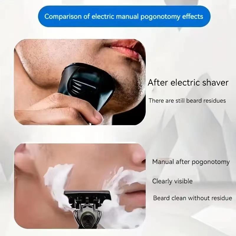 Men's Razor Set, 29pcs set 6-layer Safety Razor Blade Set, Replaceable Shaving Tools, Men's Facial Razor, Men's Care Products, Christmas Gift