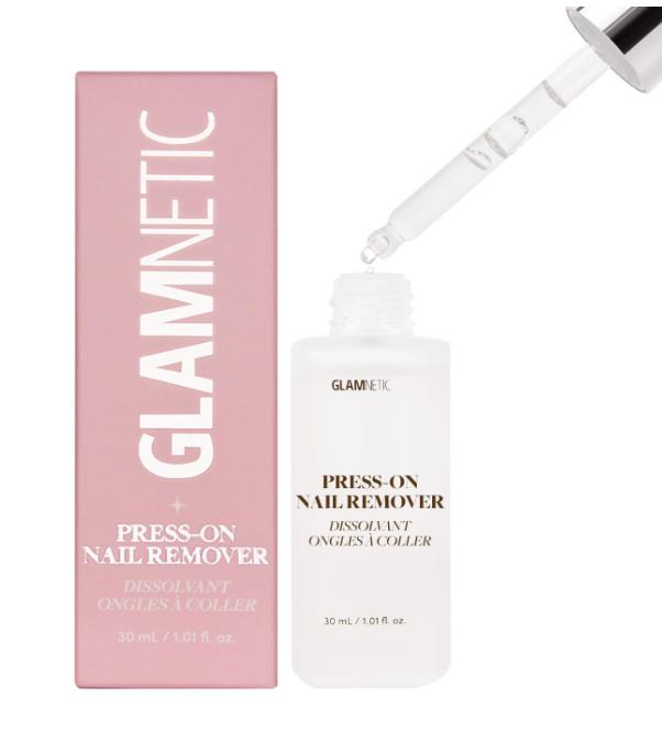 Glamnetic Press On Nail Remover | Odorless, No Acetone, Gentle Press-On Nail Remover Serum for Fake Nails | 30 ml 1.01 fl. oz.