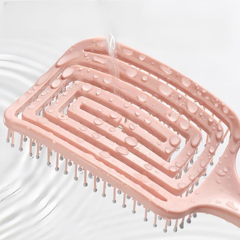 Hollow Out Hair Styling Comb, Scalp Massage Comb, Curly Hair Detangling & Styling Tool, Hairdressing Combs for Women & Girls