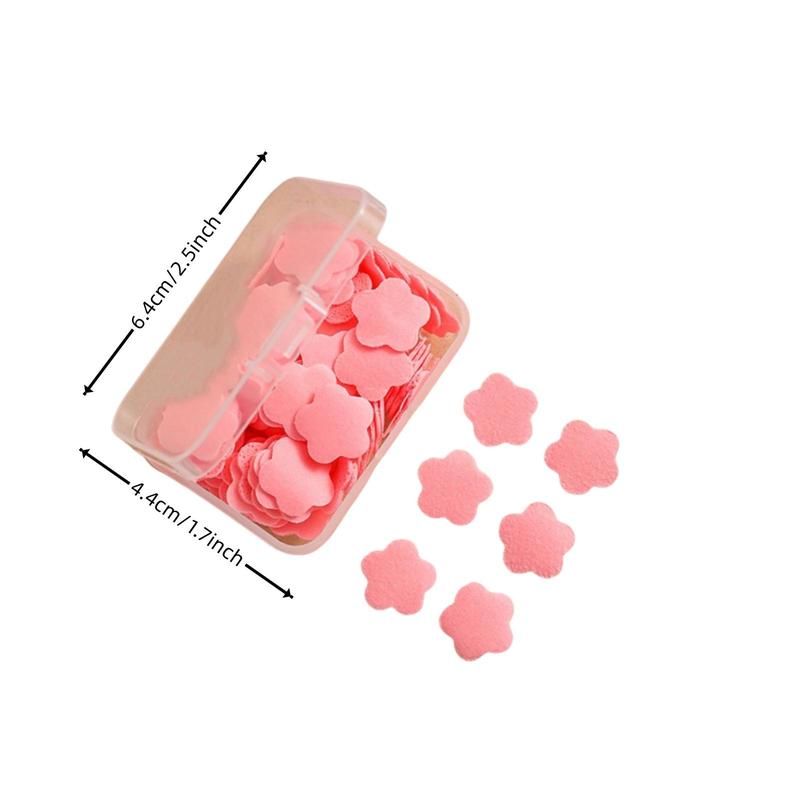 Portable Soap Tablets, 1 Box Travel Disposable Soap Paper for Hand Washing, Lightweight Washing Tablets for Outgoing, Disposable Floral Shaped Soap Paper