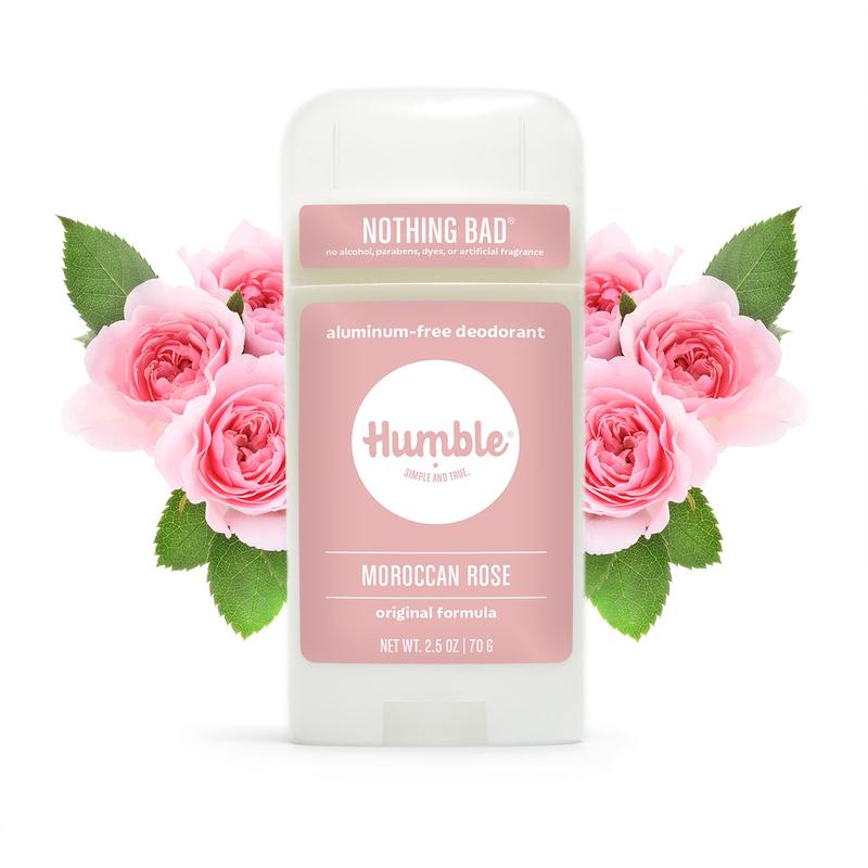 Humble Brands Aluminum Free Moroccan Rose Deodorant