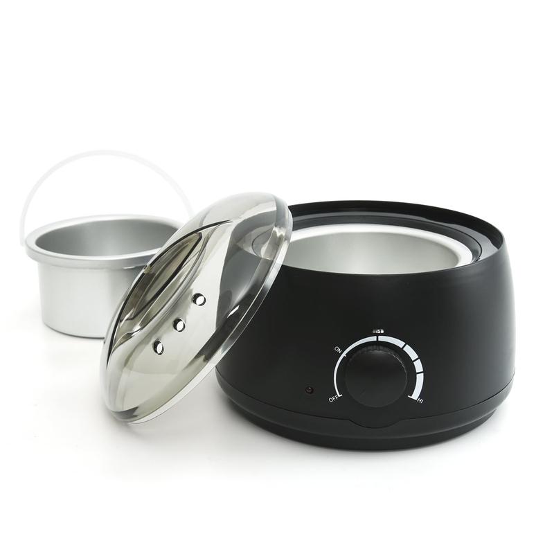 14Oz Wax Warmer for Hair Removal, Professional Wax Melting Machine for Women Men With Aluminum Pot And See-Through Lid