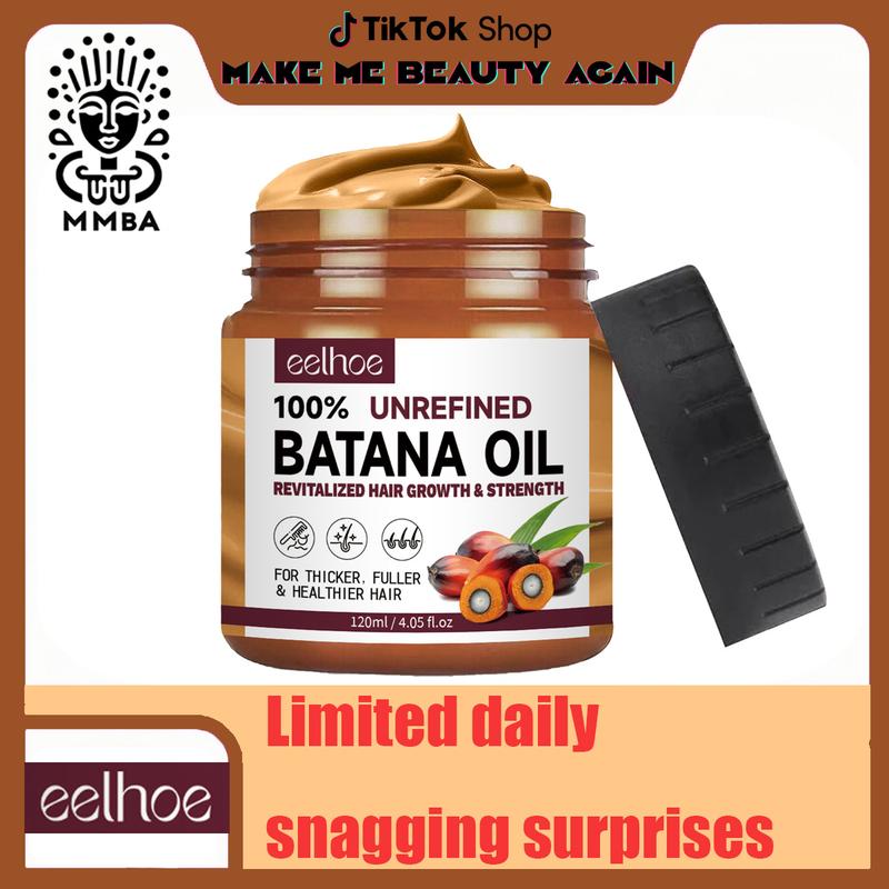 Raw Batana Oil for Hair Growth: 100% Natural Batana Oil from Honduras Prevent Hair Loss and Enhances Hair Thickness for Men & Women Haircare, Comfort