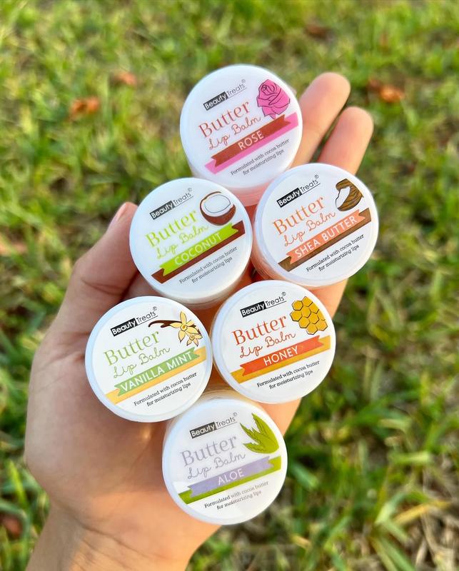 Beauty Treats Butter Lip Balm,  Hydrating Moisturizing Lip Care