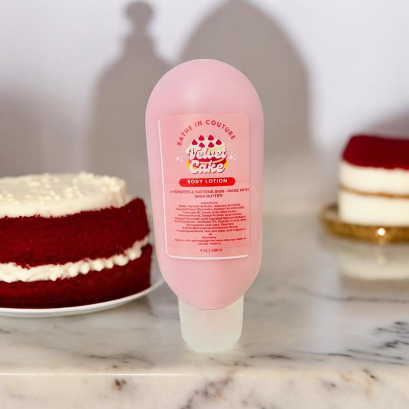 Red Velvet Body Lotion Body Care Moisture Shea Butter Smooth Silky Blend