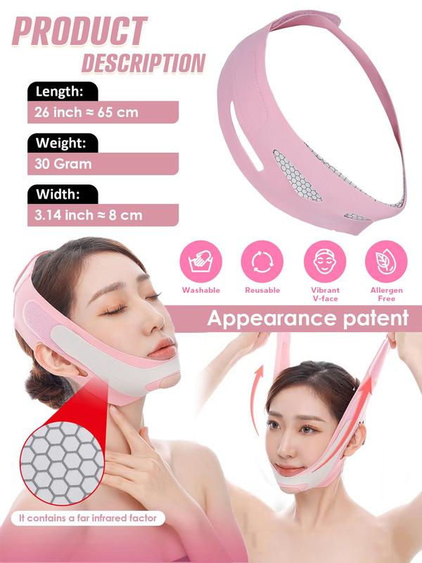 Reusable Face Strap, V Line Mask, Double Chin Reducer, Chin Up Patch, V Shaped Belt, Face Lifting Belt, Face Mask for Sagging