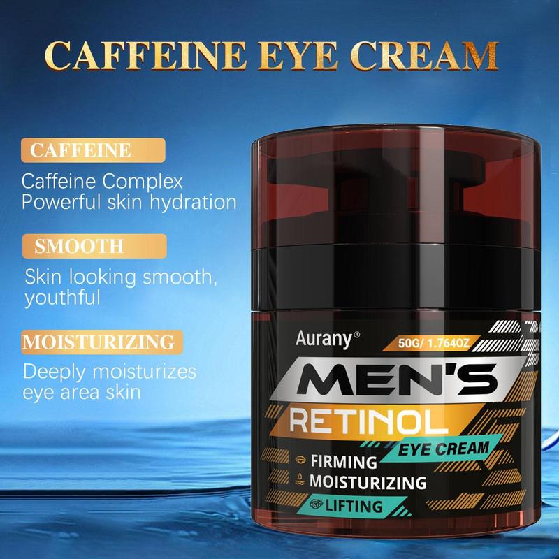 Caffeine Eye Cream, Moisturizing Eye Cream, Lifting and Firming Eye Cream, Eye Care Product for Men, Daily Skin Care Product for Hydrates Eye