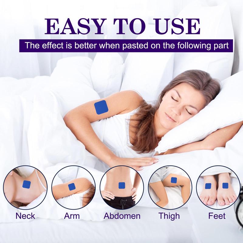 Sleep Aid Patch, 60pcs set Deep Relaxation Sleep Patch for Christmas Gift, Relieve Muscle Tension, Suitable for Men & Women, Sleeping Aid Patch for Improve Sleep Quality