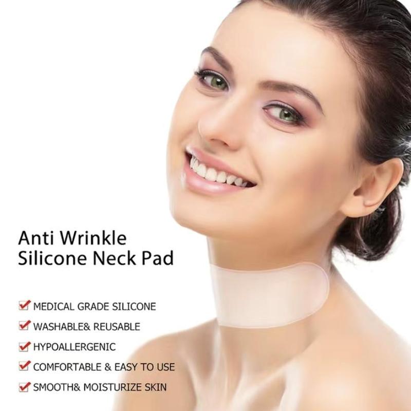 Clear Silicone Neck Patch, Transparent Smooth Wrinkles Neck Sticker, Reusable Silicone Moisturizing Skin Care, Skin Care Sticker, Christmas Gift