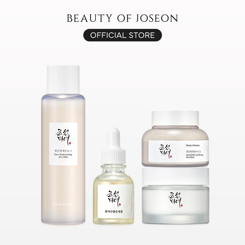 [Beauty of Joseon Official] Holiday Glow Bundle | KOREAN SKINCARE ESSENTIALS GIFT SET FOR CLEAR, GLOWING GLASS SKIN