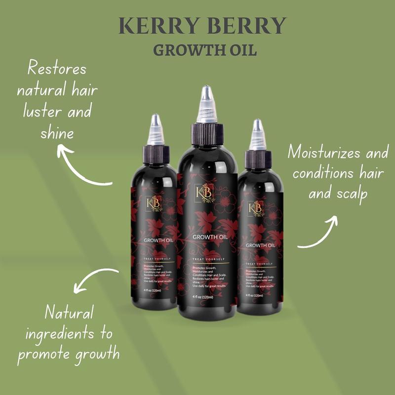 Kerry Berry Growth Oil Haircare Blend Moisturize Peppermint Rosemary