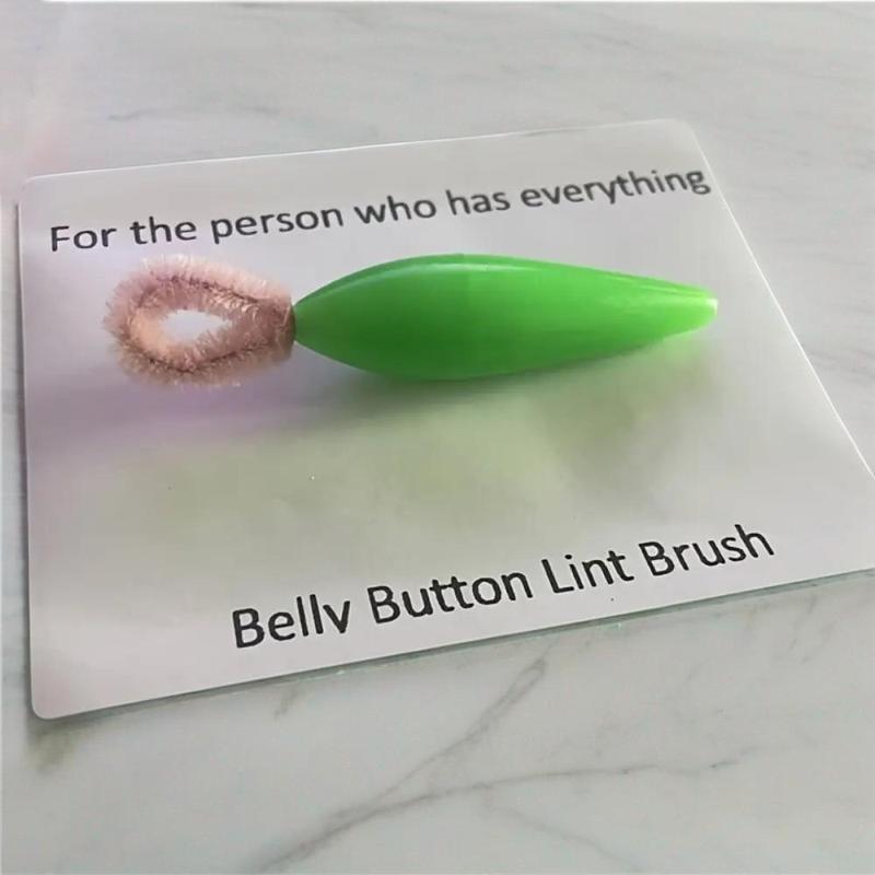 Mini Party Favor Gifts, Belly Button Lint Brush, Portable Belly Button Cleaning Brush, Party Gifts