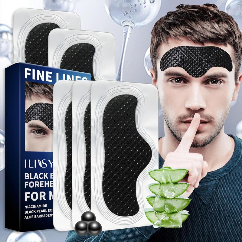 Men's forehead Patch, 5pcs box Moisturizing forehead Patches, Hydrating forehead Skin Care Patches for Men