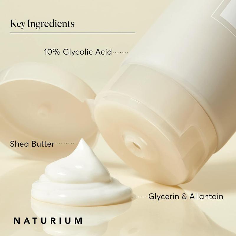 Naturium The Smoother Glycolic Acid Body Lotion, Resurfacing & Exfoliating Treatment, 8 oz Body Care Fragrance Nourishing Shea