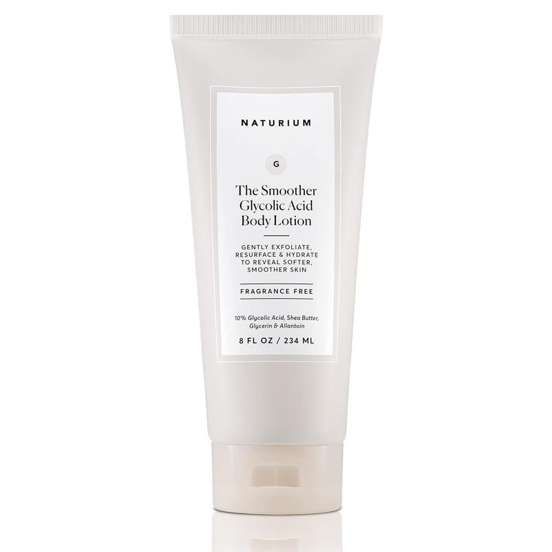 Naturium The Smoother Glycolic Acid Body Lotion, Resurfacing & Exfoliating Treatment, 8 oz Body Care Fragrance Nourishing Shea