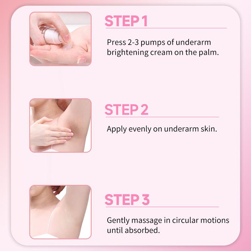 Underarm Cream, Moisturizing Hyaluronic,Underarm Hydrating Cream for Armpit, Knees, Elbows, Body Care Lotions Skincare Product for Women & Men