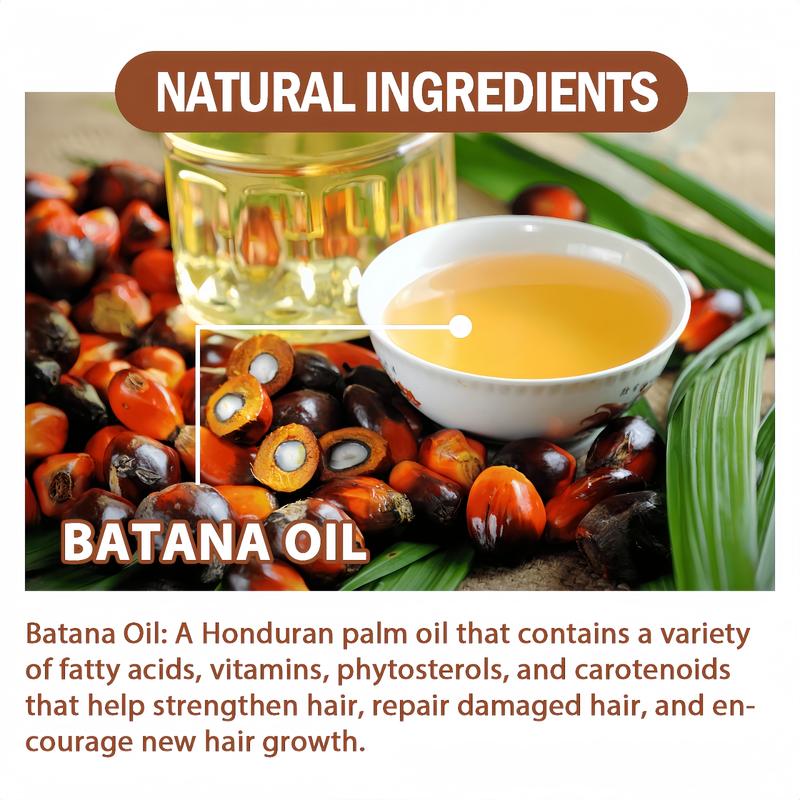 Raw Batana Oil for Hair Growth: 100% Natural Batana Oil from Honduras Prevent Hair Loss and Enhances Hair Thickness for Men & Women Haircare, Comfort