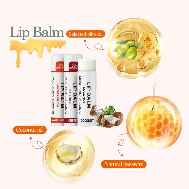 Lip Balm Bulk,Fruit Lip Balm, Hydrating Lip Balm for Men Women Kids, 0.15 Oz, 20 count (Pack of 1)