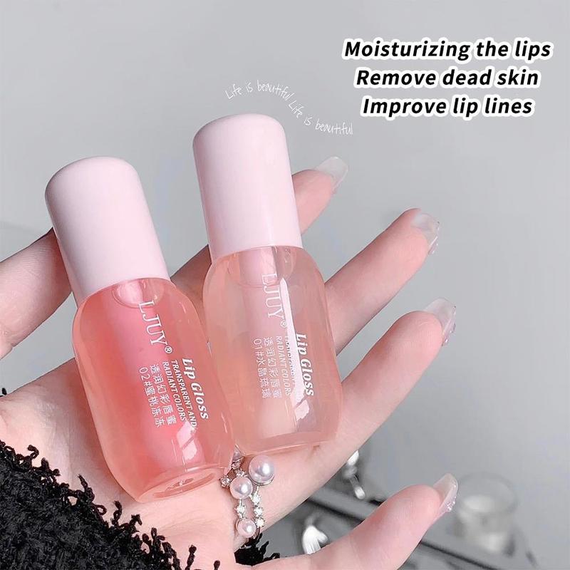 Moisturizing Lip Balm, 3 Counts set Hydrating Glossy Lip Glaze Stick Plumping Lip Oil for Girls & Women, Lip Care Products, Fall Gift, Christmas Gift