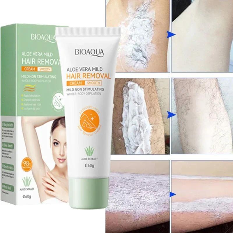 Fast Hair Removal Cream Painless Hair Growth Inhibitor Arm Armpit Legs Permanent Depilatory for Men Women Beauty Health Care 60g