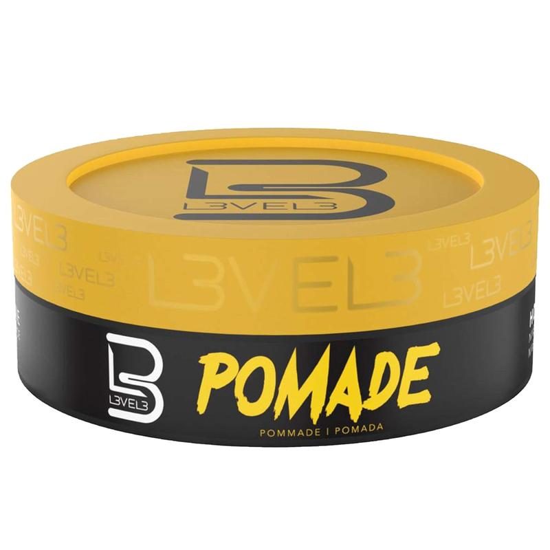 L3 Level 3 Pomade - Improves Hair Strength and Volume Long-Lasting Hold Infused with Keratin