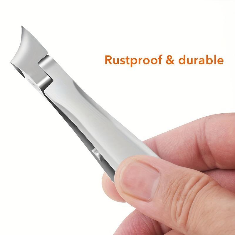 Professional Nail Clipper, 1 Count Wide Mouth Nail Clipper, Manicure & Pedicure Tools for Women & Men, Nail Care Supplies