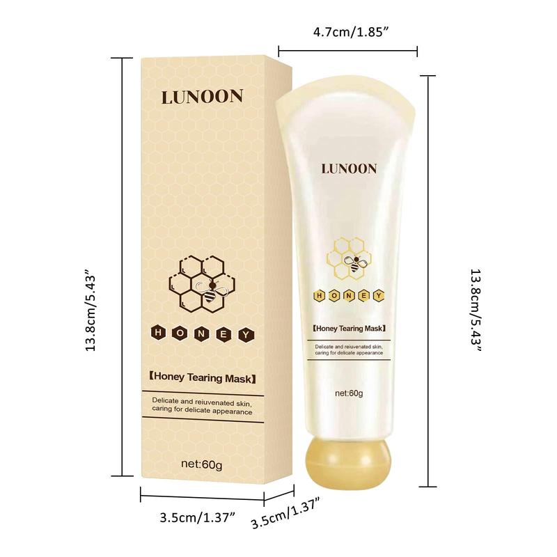 Honey Tearing Mask, Oil Control Honey Tearing Peel Mask, Deep Cleansing Exfoliating Mask, Facial Skin Care Product for Women and Men