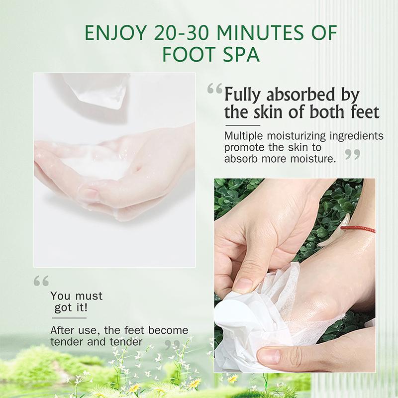 Nourishing Foot Mask, 1 Pair Coconut Oil Exfoliating Foot Mask, Magic Skin Peeling Dead Skin Hydrating Feet Mask