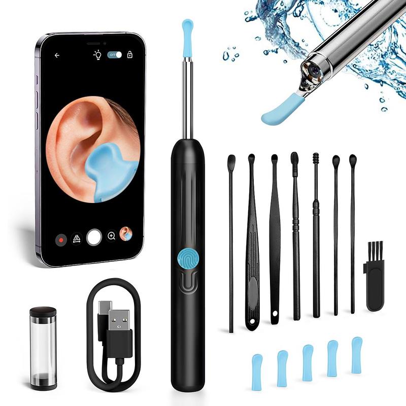 Intelligent Visual Ear Scoop Kit, 1 Set Ear Wax Remover Kit, Ear Cleaning Tool for Adults, Ear Wax Removal Tool, Christmas Gift