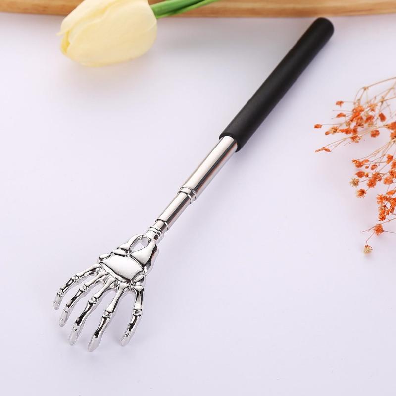 Retractable Stainless Steel Ghost Hand Design Massager, Back Massage Tool, Manual Massage Tool For Home & Spa, Christmas Gift