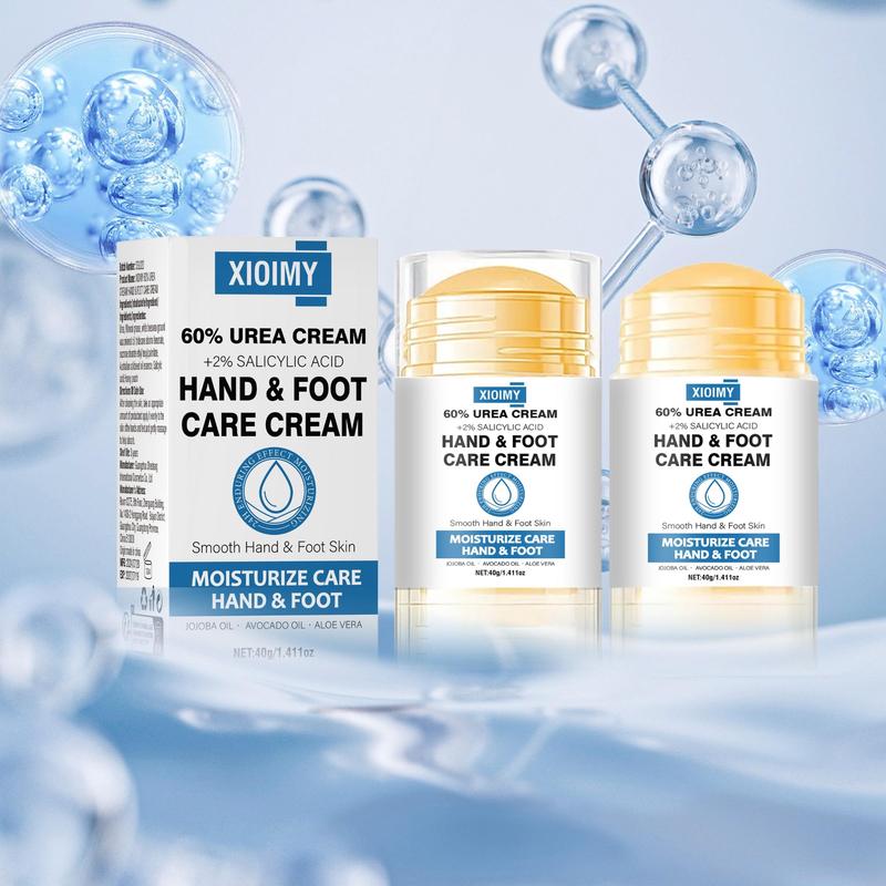 60% Urea & 2% Salicylic Acid Foot Care Cream, 1 Box Deep Moisturizing Foot Cream, Foot Skin Care Product for Dry and Cracked Feet