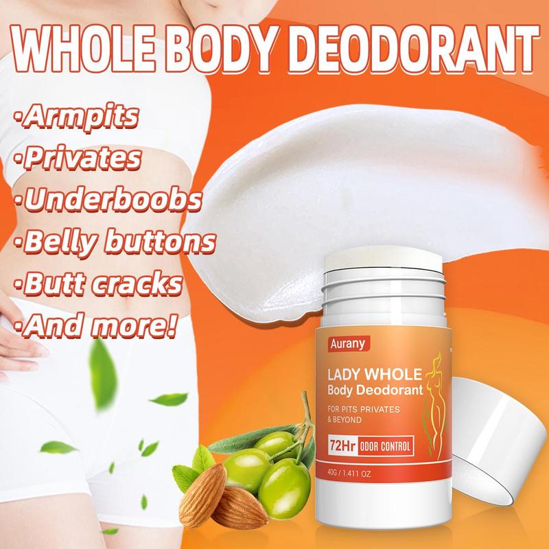 Underarm Body Deodorant Lotion, Long-lasting Freshness & Odor Control Body Cream, Hydrating & Soothing Formula Body Care Product for Women