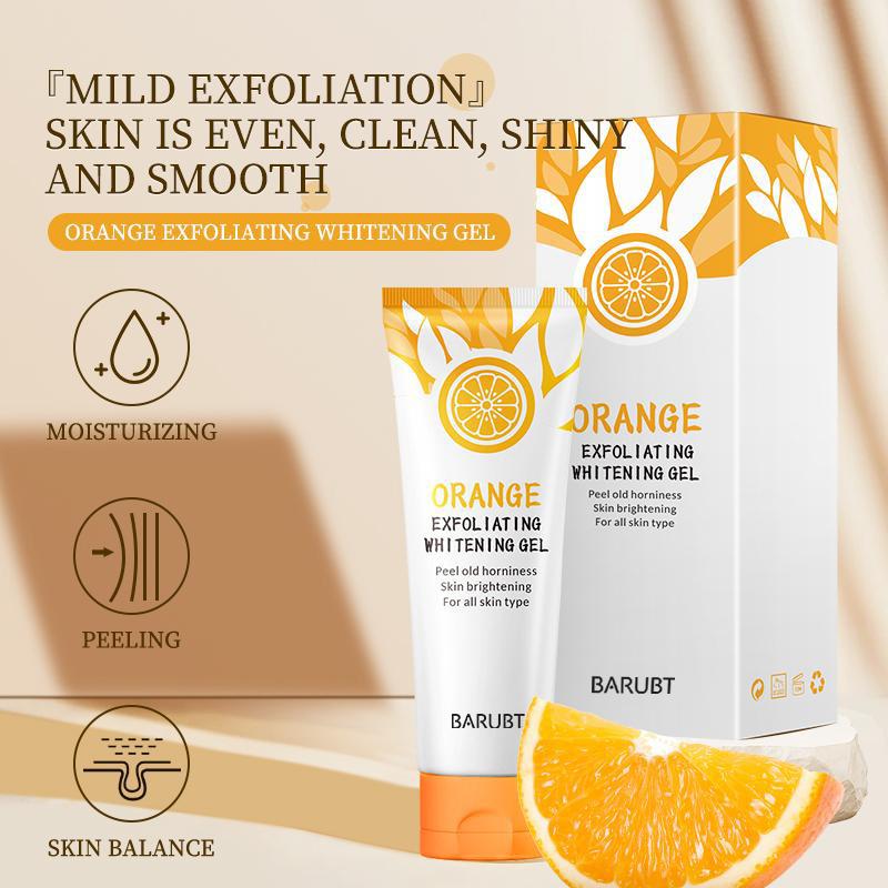 Exfoliating Gel,Orange Facial Cleanser,Gentle Exfoliant Orange,Orange Exfoliating Gel,Facial Cleansing Gel-50g ,exfoliating all skin types,exfoliating gel Skincare Daily