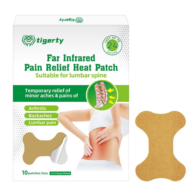 Far Infrared Heat Patches, 10pcs box Joint Patches, Hot Compress Patches, Body Care Product Suitable for Knee, Back, Neck, Shoulder