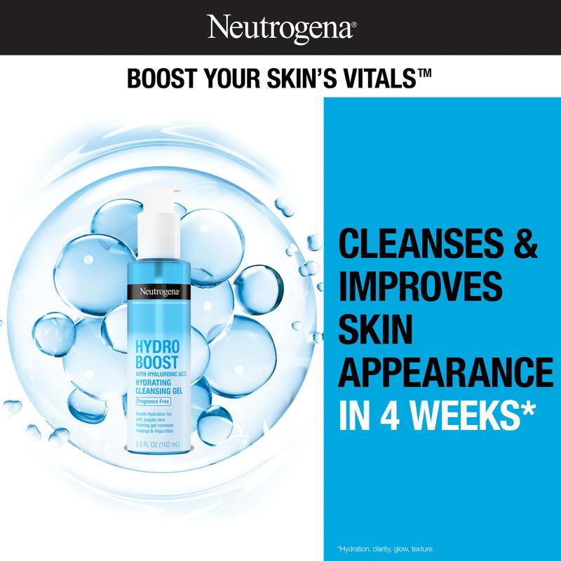 Neutrogena Get Unready Trio, GURWM Trio, Cleanse, Hydrate & Remove Makeup Trio, Fragrance-Free Cleanser Cleansing